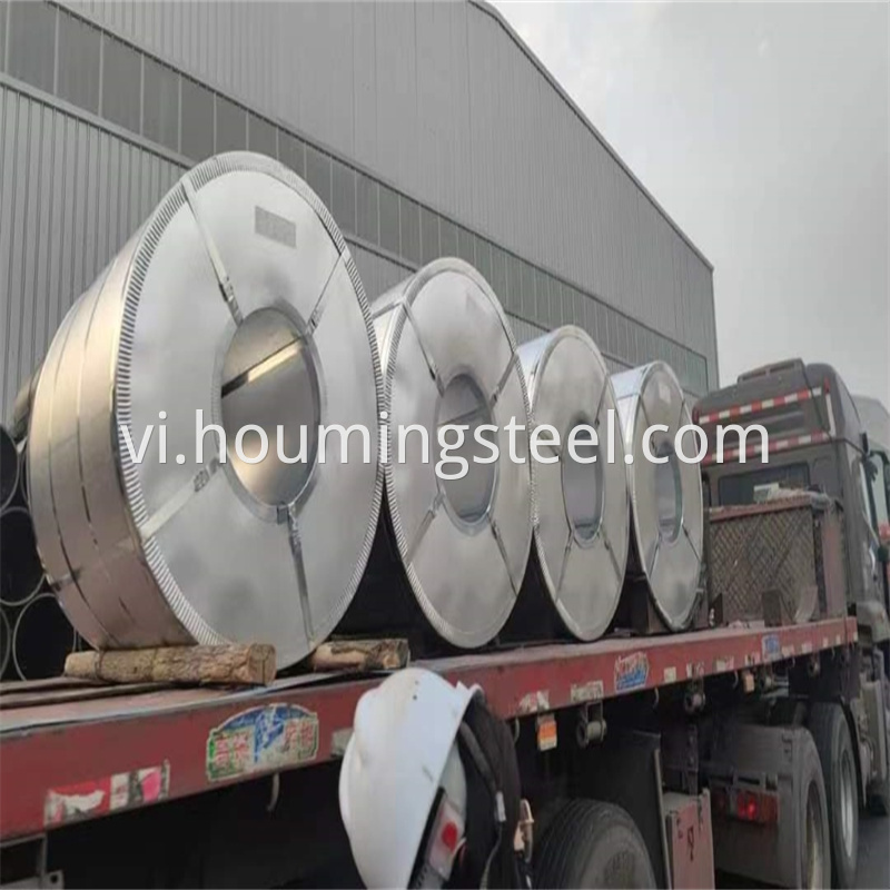 Galvanized coil package